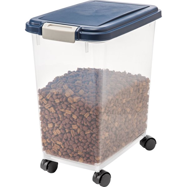 Hanamya 33-liter Rice Container With Handle, Wheels, Airtight Silicon  Sealed Cover, And Measuring Cup For Rice, Flour And Pet Dry Food Storage :  Target