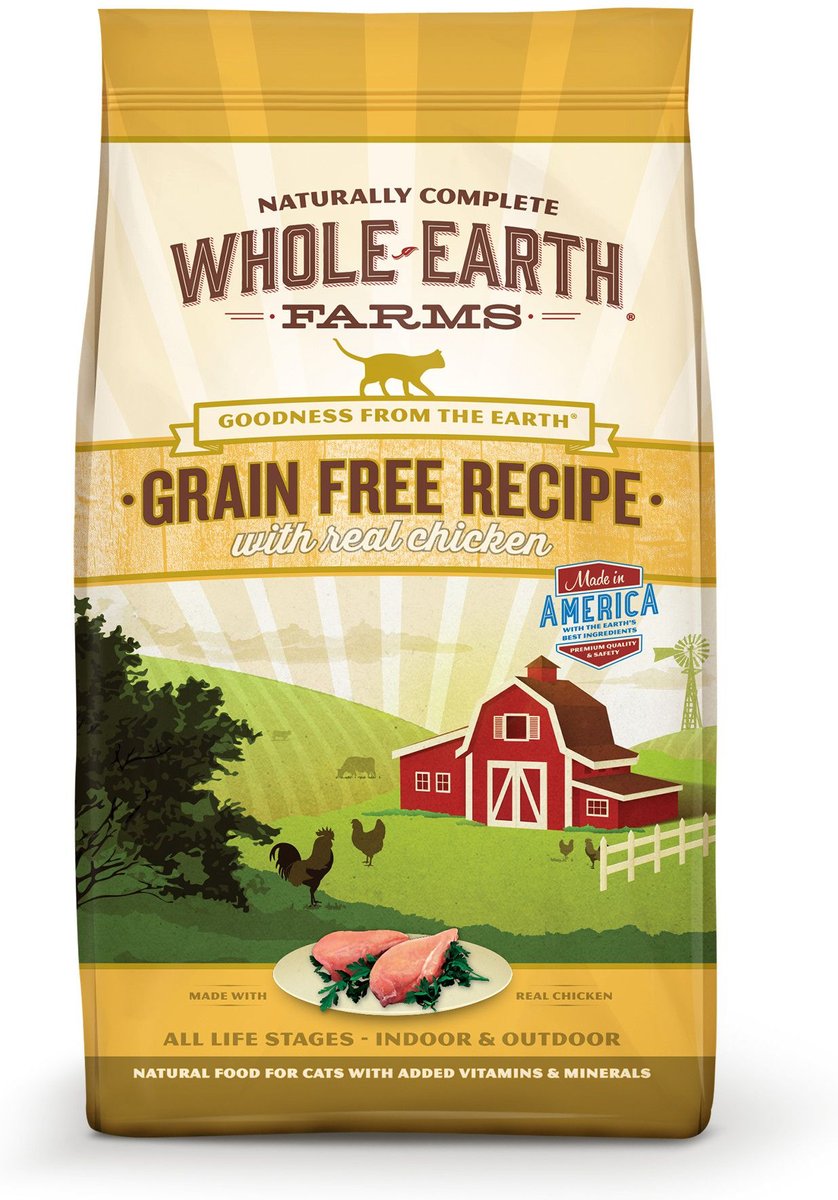 whole earth dry cat food