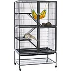 Prevue Pet Products Feisty Ferret Home, Black Hammertone