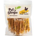 Pet 'n Shape All-Natural Chicken Hide Twists Dog Treats, 16-oz bag