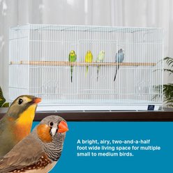 Prevue Pet Products Small Bird Flight Cage, White slide 2 of 9