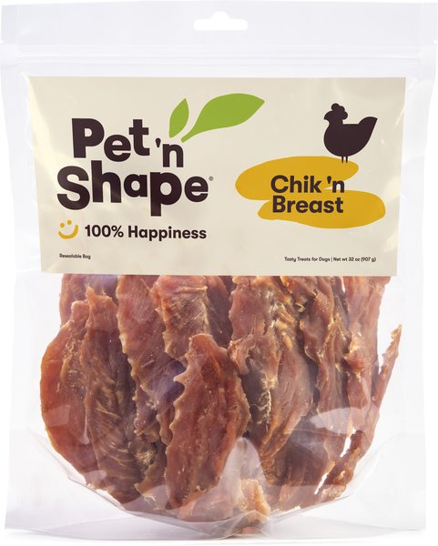 Pet 'n Shape Chik 'n Breast Dog Treats, 2-lb bag slide 1 of 6