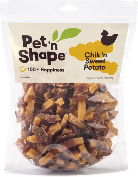 Pet 'n Shape Grain-Free Chik 'n Sweet Potato Dog Treats, 2.65-lb bag slide 1 of 4
