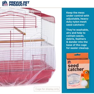 Prevue Pet Products Seed Catcher Cage Skirt, Color Varies, Large