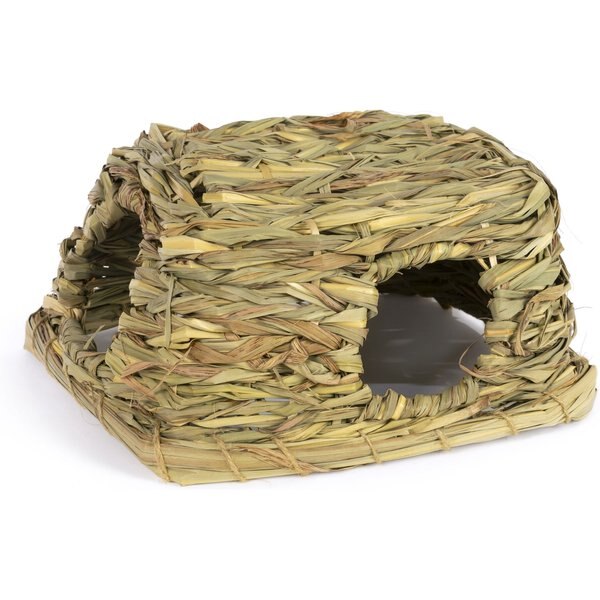 PREVUE PET PRODUCTS Nature's Hideaway Grass Hut Small Animal Toy, Medium