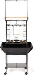 Prevue Pet Products Small Parrot Playstand, Black Hammertone