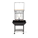 Prevue Pet Products Small Parrot Playstand, Black Hammertone