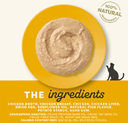 Applaws Senior Chicken & Pumpkin Recipe Mousse Grain-Free Wet Cat Food, 2.47-oz pouch, case of 12