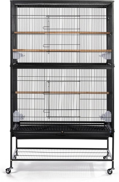 Prevue Pet Products Wrought Iron Small & Medium Birds Flight Cage, Black Hammertone slide 1 of 5