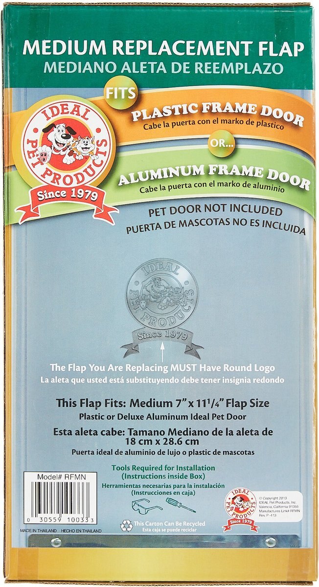 IDEAL PET PRODUCTS Pet Door Replacement Flap, Medium
