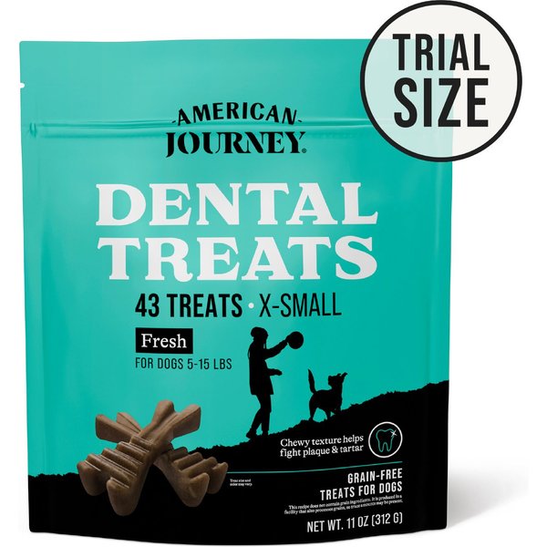 Authority Dental & DHA Rings Grain-Free Mint Flavored Puppy Small Breed Dental Dog Treats