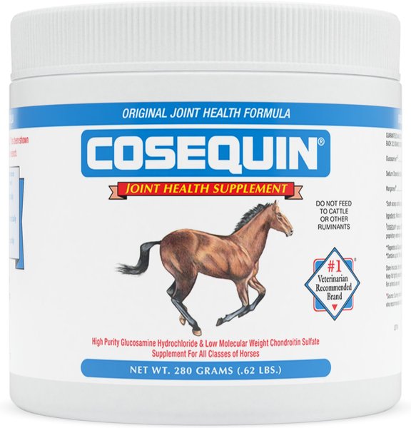 Nutramax Cosequin Powder with Glucosamine & Chondroitin Original Joint Health Supplement for Horses, .62-lb tub slide 1 of 5
