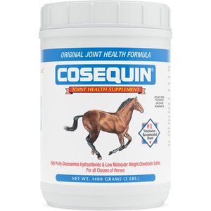 Nutramax Cosequin Powder with Glucosamine & Chondroitin Original Joint Health Supplement for Horses, 3-lb tub