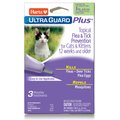 Hartz UltraGuard Plus Flea & Tick Spot Treatment for Cats, over 5 lbs, 3 Doses (3-mos. supply)