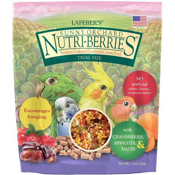 Discontinued - LAFEBER Sunny Orchard Nutri-Berries Cockatiel Trial Size ...