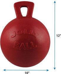 Horsemen's Pride Jolly Ball Horse Toy, Red, 10-in slide 2 of 2