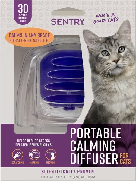 Sentry Behavior Portable Calming Diffuser For Cats 9867