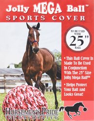 Horsemen's Pride Mega Ball Cover Horse Toy, Soccer Ball, 25-in slide 2 of 3