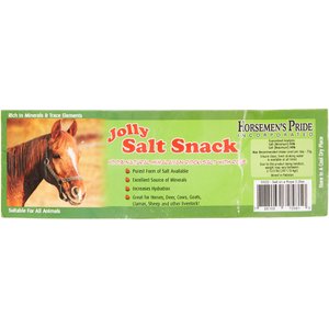 Horsemen's Pride All-Natural Himalayan Salt on a Rope Salt Block Horse Treat, 2.2-lb
