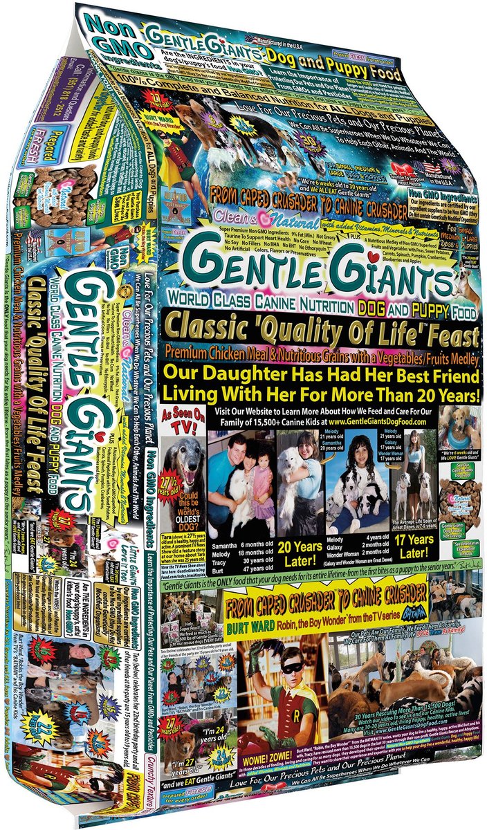 Gentle giants grain shop free dog food