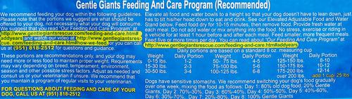 Show full view: Gentle Giants Natural NonGMO Dog & Puppy Chicken Dry Food, 33-lb bag slide 5 of 8