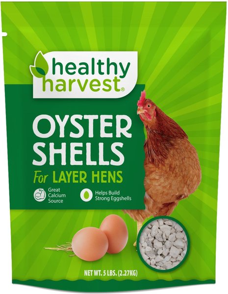 Healthy Harvest Oyster Shell Calcium Poultry Supplement, 5-lb bag