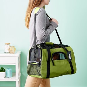 Paws & Pals Dog & Cat Carrier Bag, Green, Medium/Large