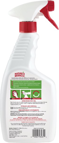 NATURE S MIRACLE Dual Action Hard Floor Stain Odor Remover 24 fl oz bottle Chewy