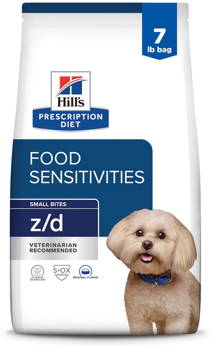 HILL S PRESCRIPTION DIET z d Skin Food Sensitivities Small Bites Hydrolyzed Protein Dry Dog Food 7 lb bag Chewy