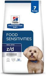 Hill's Prescription Diet z/d Skin/Food Sensitivities Small Bites Original Flavor Dry Dog Food, 7-lb bag