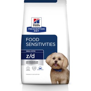 Hill's Prescription Diet z/d Skin/Food Sensitivities Small Bites Original Flavor Dry Dog Food, 7 lb bag