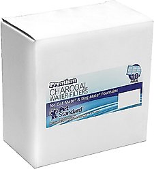Pet Standard Replacement Water Filter Cartridges for Cat Mate & Dog Mate Fountains, 10 pack
