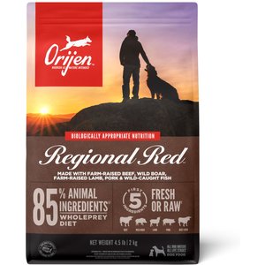 ORIJEN Regional Red Grain-Free Dry Dog Food, 4.5-lb bag