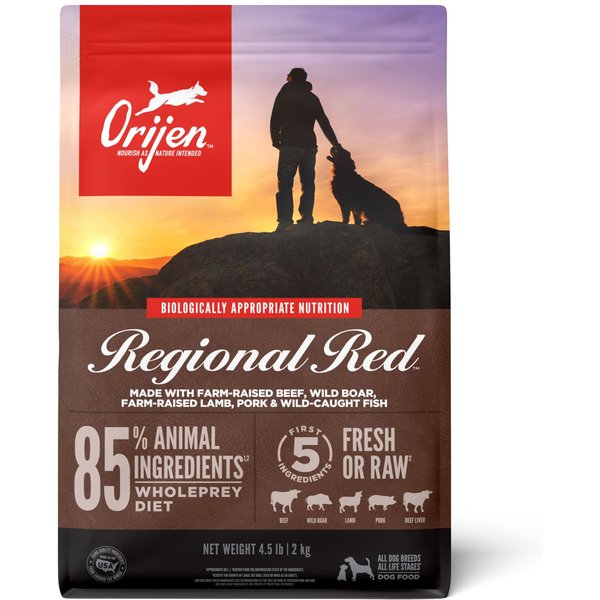 ORIJEN Original Grain-Free Dry Dog Food, 4.5-lb Bag - Chewy.com