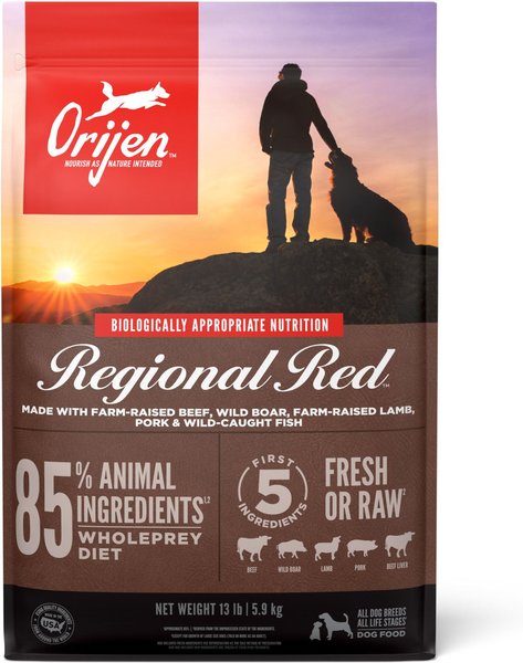 ORIJEN Regional Red Grain-Free Dry Dog Food, 13-lb bag slide 1 of 8