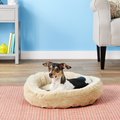 American Kennel Club AKC Casablanca Bolster Cat & Dog Bed, Beige