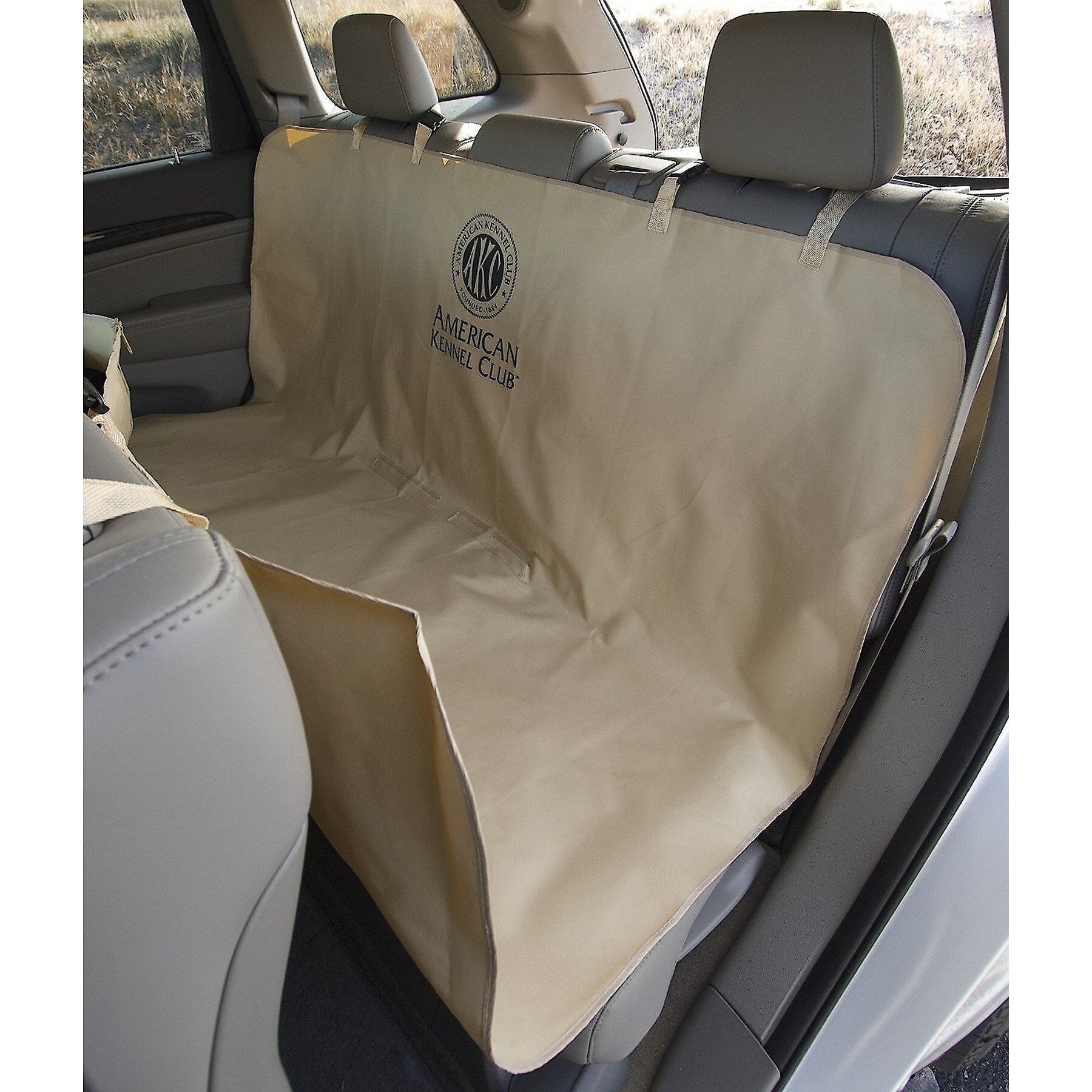 American Kennel Club AKC Pet Car Seat Cover Tan