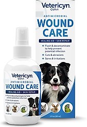 Vetericyn Plus Antimicrobial Wound Care Spray for Dogs, Cats, Horses, Birds & Small Pets, 3-oz bottle slide 1 of 6