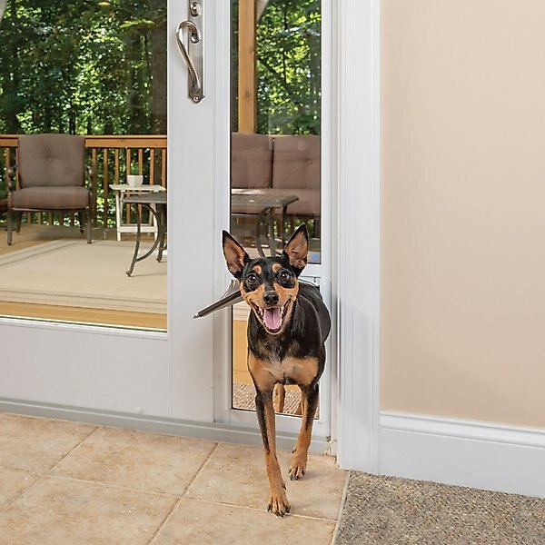 PetSafe Sliding 81-in Glass Pet Door, White, Medium slide 1 of 9