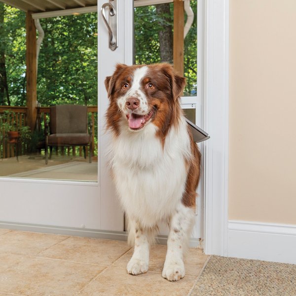 PetSafe Sliding 81-in Glass Pet Door, White, Large slide 1 of 9
