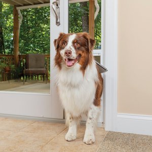 PetSafe Sliding 81-in Glass Pet Door, White, Large