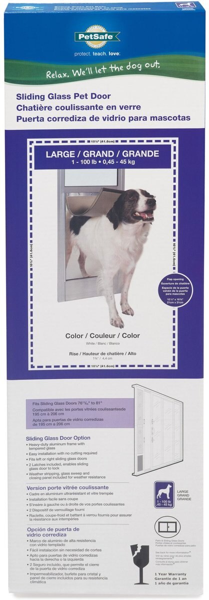Sliding Glass Pet Door 2 Piece Large Chewy Com Sliding Glass Pet Door 2 Piece Large, Dragon Pet Door For Vinyl Sliding Glass Doors