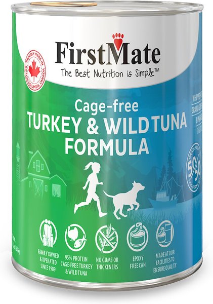 FIRSTMATE 50 50 Turkey Tuna Formula Grain Free Canned Dog Food