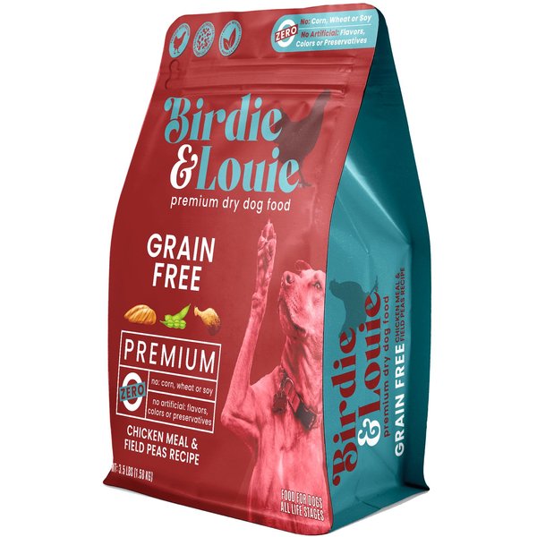 BIRDIE LOUIE Grain Free Buffalo Duck Dry Dog Food 3.5 lb