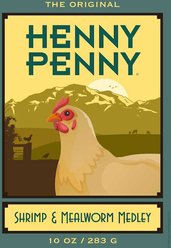 Henny Penny Shrimp & Mealworm Medley Treats, 10-oz bag