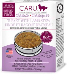 Caru Real Turkey with Lamb Stew Grain-Free Wet Dog Food, 12.5-oz, case of 12