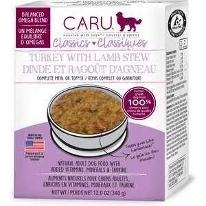 Wet dog store food with taurine