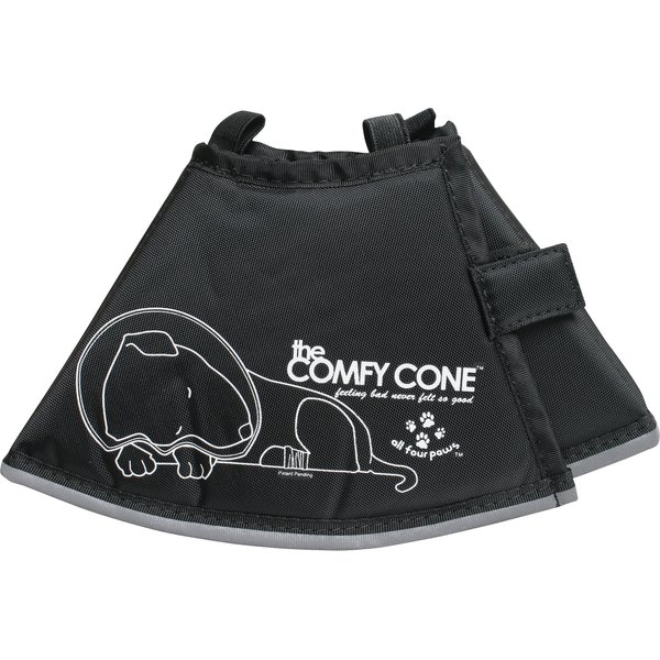 ALL FOUR PAWS Comfy Cone ECollar for Dogs & Cats, Tan, Small