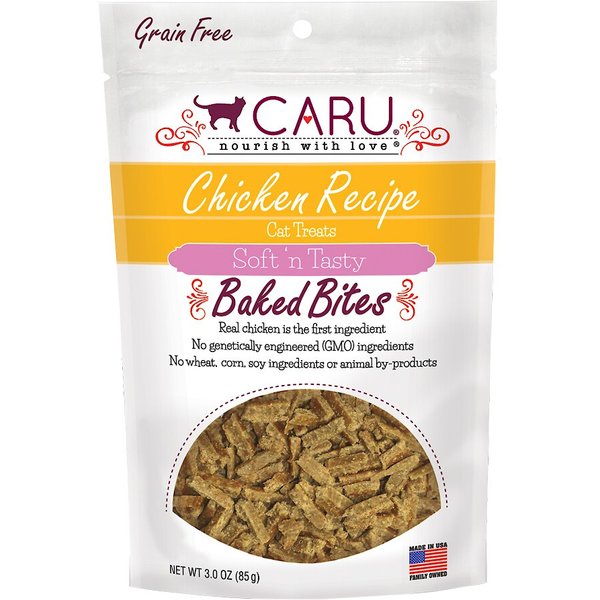 TIKI CAT Soft & Chewy Chicken Recipe Grain-Free Cat Treats, 2-oz pouch ...