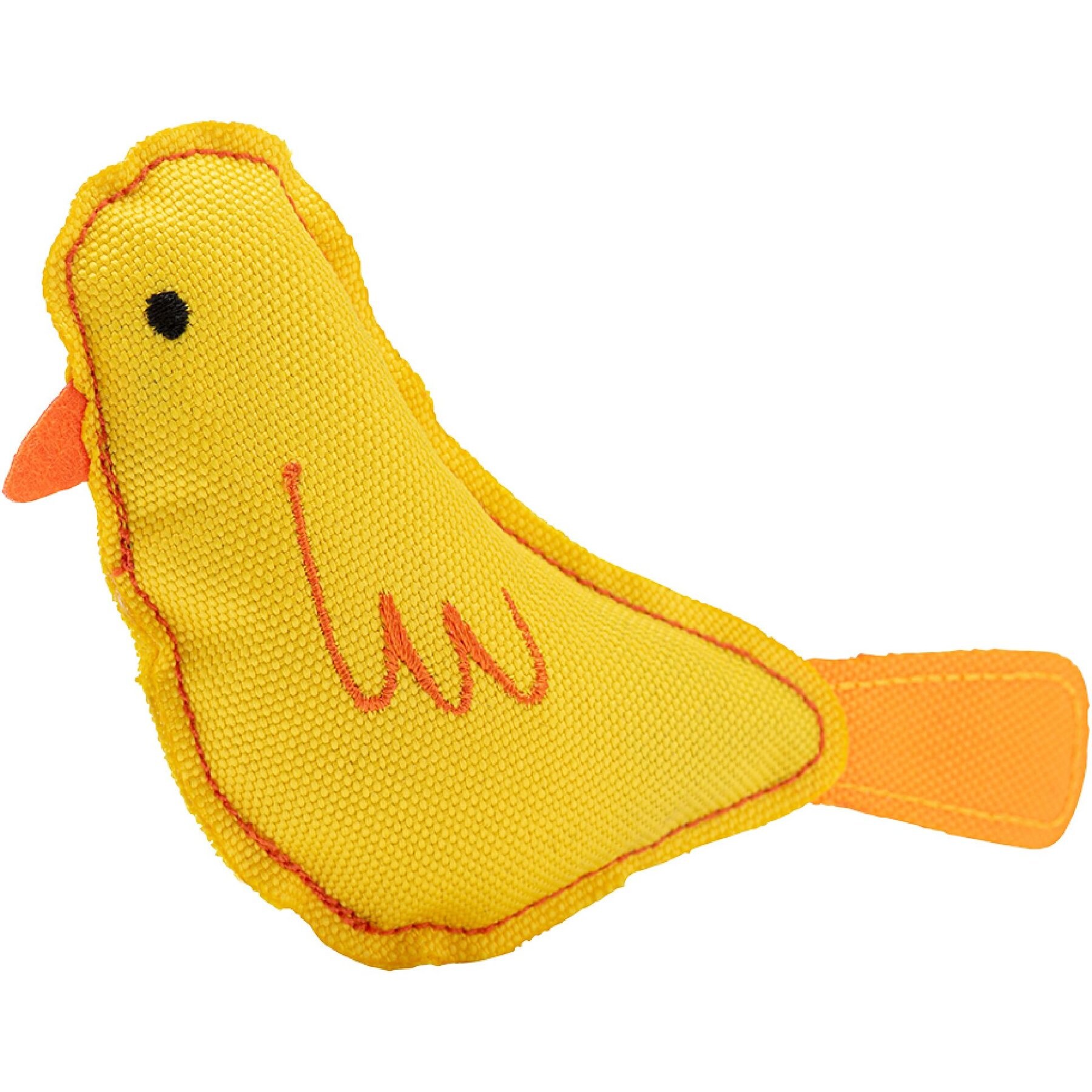 Discontinued - BECO PETS Budgie Bird Cat Plush Toy with Catnip, Yellow